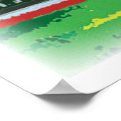 White House - Washington DC digitaal schilderij Poster (Hoek)