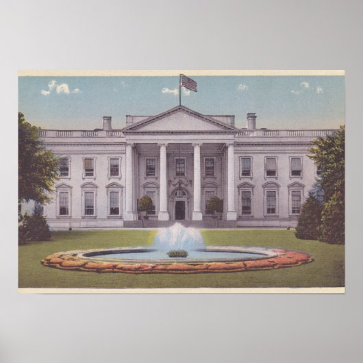 White House Washington DC Poster (Voorkant)