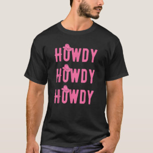 White Howdy Rodeo Western Land Zuid T-shirt