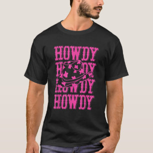 White Howdy Rodeo Western Land Zuid T-shirt