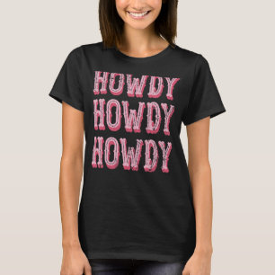 White Howdy Rodeo Western Land Zuid T-shirt
