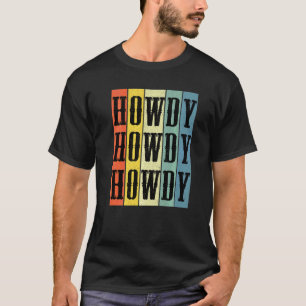 White Howdy Rodeo Western Land Zuid T-shirt
