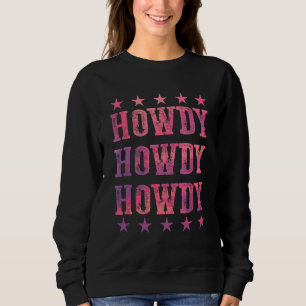 White Howdy Rodeo Western Land Zuid Trui