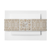 White Hummingbird Invitation Belly Band Uitnodigingen Wikkel (Voorkant Voorbeeld)