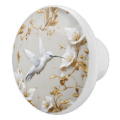 White Hummingbird Keramische Knop (Rechts)