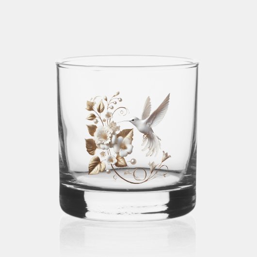 White Hummingbird Whisky Glas (Voorkant)