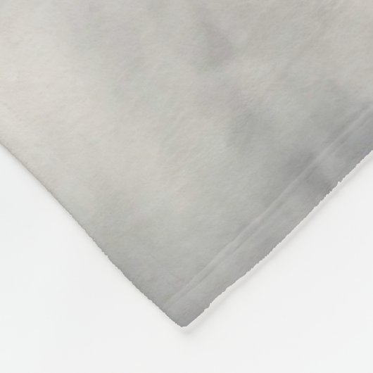 White Husky Fleece Deken (Hoek)