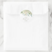 White Hydrangea Baptism Sticker (Tas)