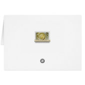 White hydrangea custom card (Achterkant Horizontaal)