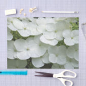  White Hydrangea Floral Foto Tissuepapier (Craft)