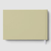 White Hydrangea Flowers Celebration of Life Gastenboek (Achterkant)