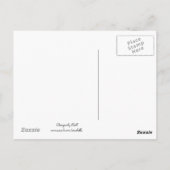 White Hydrangeas Briefkaart (Achterkant)