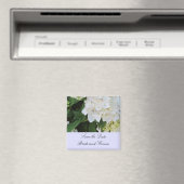 White Hydrangeas Magneet (Insitu (Vaatwasser))