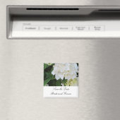 White Hydrangeas Magneet (Insitu (Vaatwasser))