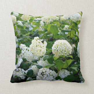 White Hydrangeas Pillow Kussen
