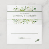 White Hydrangeas Wedding (Buitenkant ongevouwen)