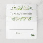 White Hydrangeas Wedding (Buitenkant ongevouwen)