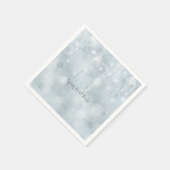 White Ice Snowflakes Winter Wonderland Party Servetten (Hoek)