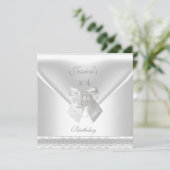 White Invitation White 30th Birthday party (Debout devant)