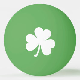 White Irish Shamrock | Groen Pingpongballen