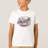 White Island Fox Logo pour enfants T-shirt à manch (Devant)