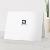 White Japanese Peonies Carte de voeux Anniversaire (Dos)