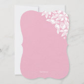 White Jasmine Invitation Kaart (Achterkant)