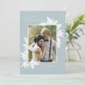 White junior Flat Holiday Card Feestdagenkaart (Staand voorkant)