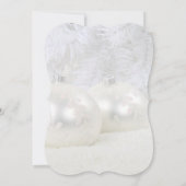 White Kerstballs Company kerst Kaart (Achterkant)