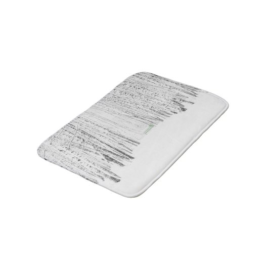 White Kerstmis Badmat (Gekanteld)