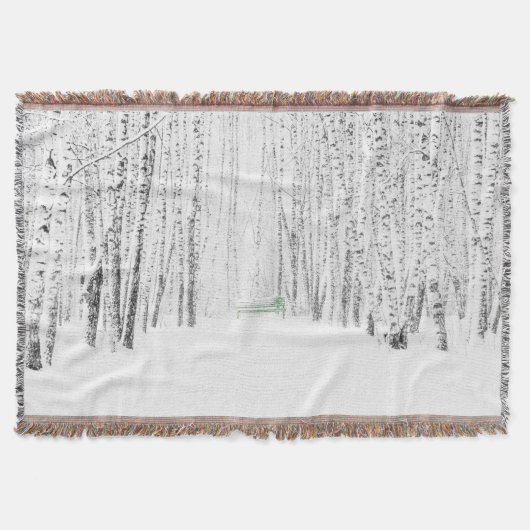 White Kerstmis Deken (Voorkant)