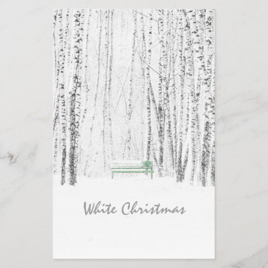White Kerstmis Flyer (Voorkant)