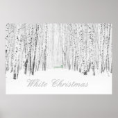 White Kerstmis Poster (Voorkant)