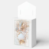 White Kerstmis Seashell Ornament Bedankdoosjes (Geopend)