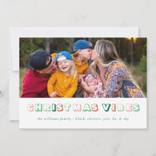 White kerstvibes, kerstfeest (Voorkant)