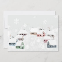 White Kerstwinter Snowy Day Illustratie