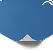 White Kimono Kokeshi Doll - Cute Geisha Girl Poster (Hoek)