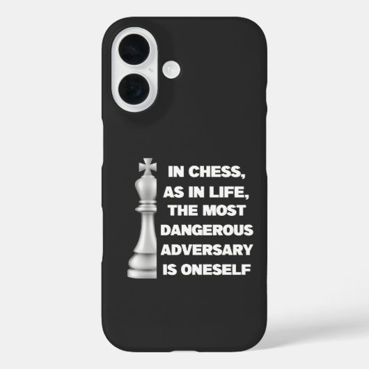 White King Schaakstuk Wijsheid Power Strategie Case-Mate iPhone Case (Achterkant)