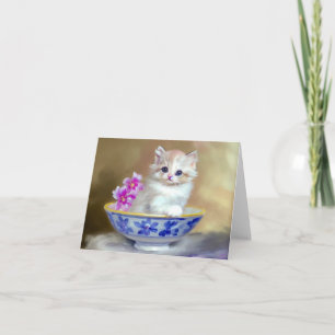 White Kitten Illustratie