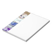 White Kitten Illustratie Notitieblok (Gedraaid)
