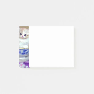 White Kitten Illustratie Post-it® Notes