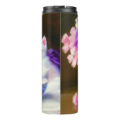  White Kitten met Paars lintje Thermosbeker (Achterkant)