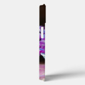  White Kitten met roze bloemen Case-Mate iPhone Case (Achterkant / Rechts)