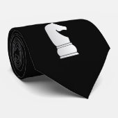 White Knight Chess Stropdas (Opgerold)