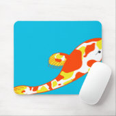 White Koi Fish Muismat (Met muis)