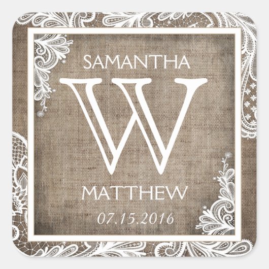 White Lace Burlap Moderne Goth Mariage Étiquette c (Devant)