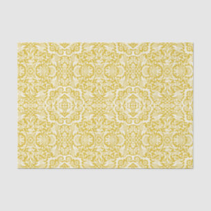 White Lace Damask Brocade Gift of Decoupage Tissue Tissuepapier