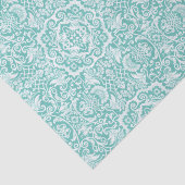 White Lace Damask Brocade Gift of Decoupage Tissuepapier (Detail)