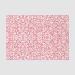 White Lace Damask Brocade Gift of Decoupage Tissuepapier