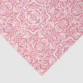 White Lace Damask Brocade Gift of Decoupage Tissuepapier (Detail)